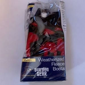 Fleece dog boots never worn, or even tried on